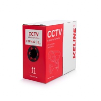 CCTV FTP (F/UTP) kábel, Euroclass Eca, 305 m-es doboz
